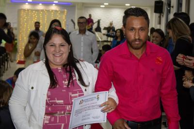 Casamento coletivo iniciou celebração de 50 Anos da Assembleia de Deus em Laranjeiras do Sul 